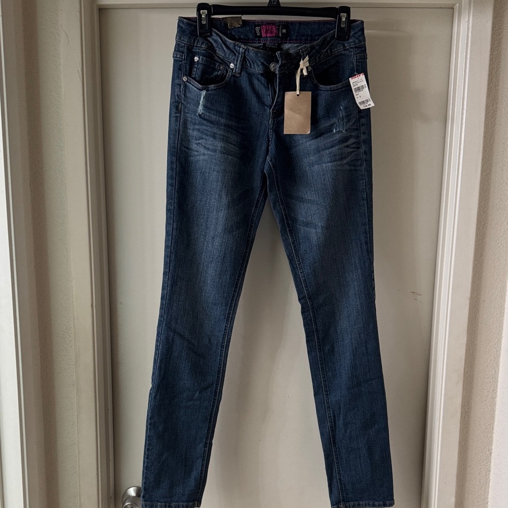 RSQ Women's Skinny Jeans - Dark Blue